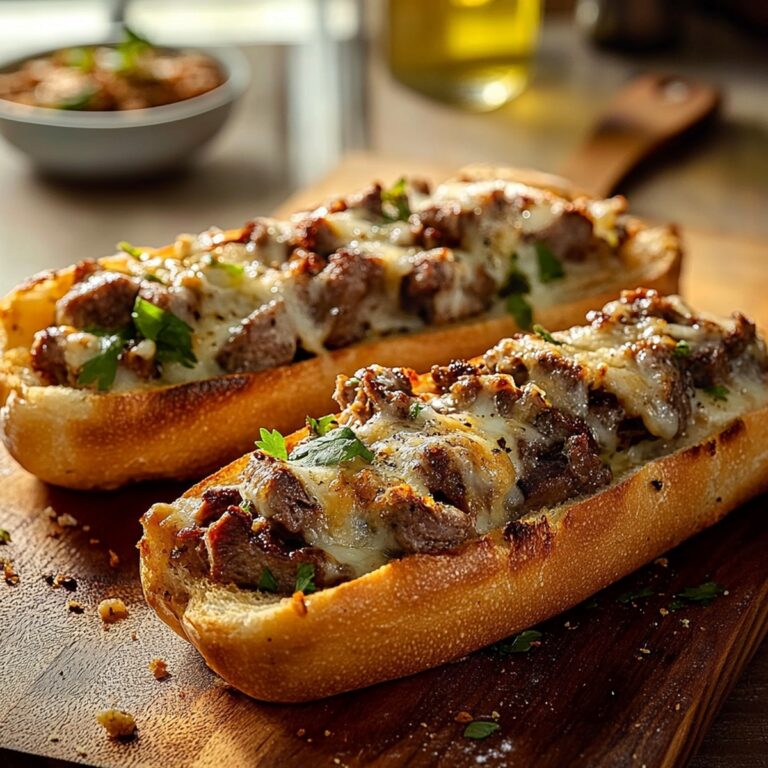 Philly Cheesesteak Cheesy Bread Recipe