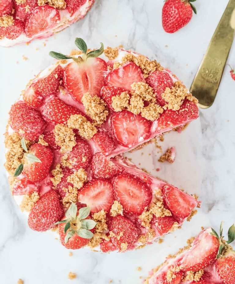 Strawberry Crunch Cake Recipe