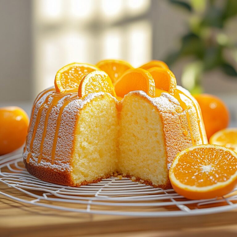 Zesty Orange Pound Cake Recipe