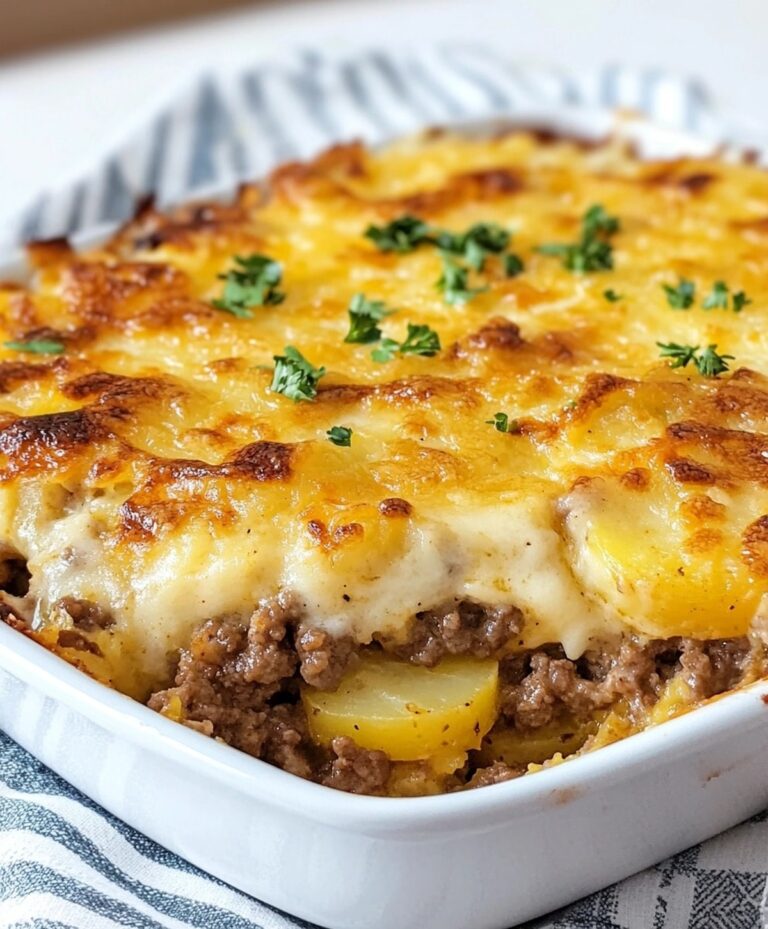Hamburger Potato Casserole Recipe