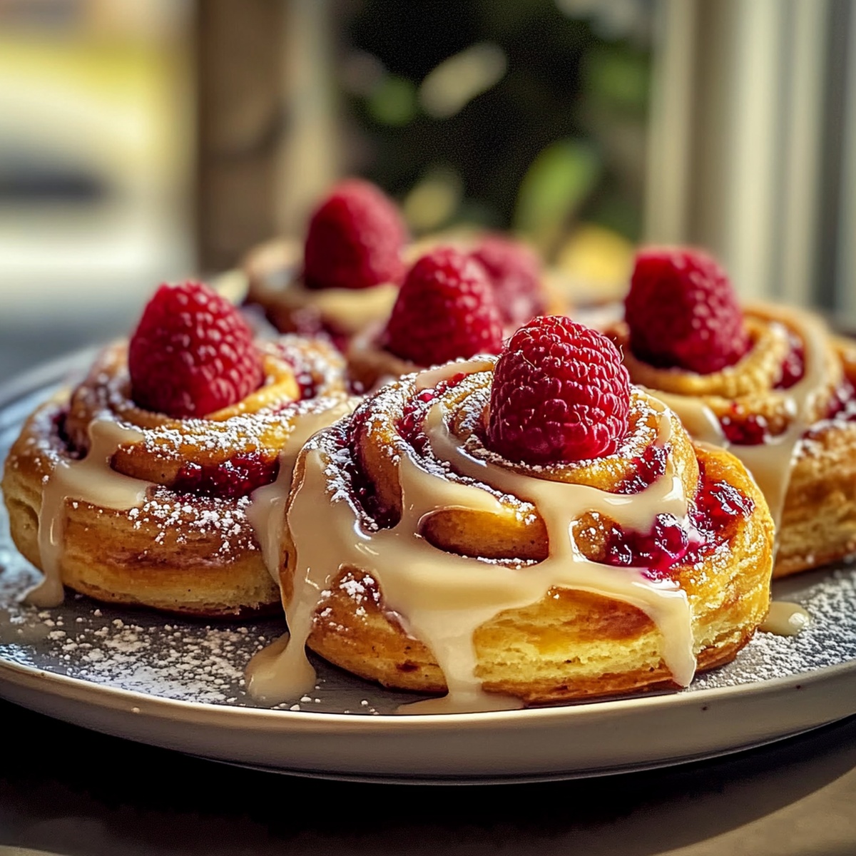 Raspberry Cinnamon Rolls Recipe