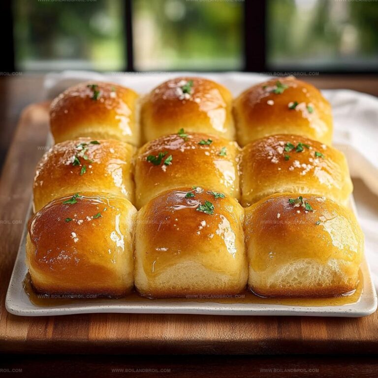 Soft Honey Butter Dinner Rolls Recipe