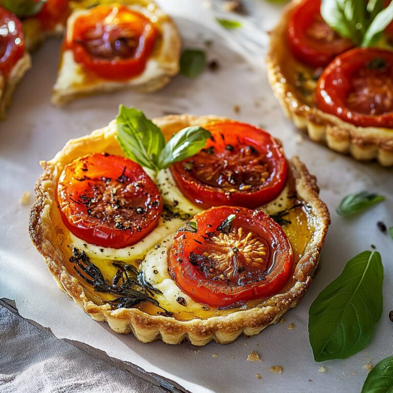 Tomato Boursin Tartlets Recipe