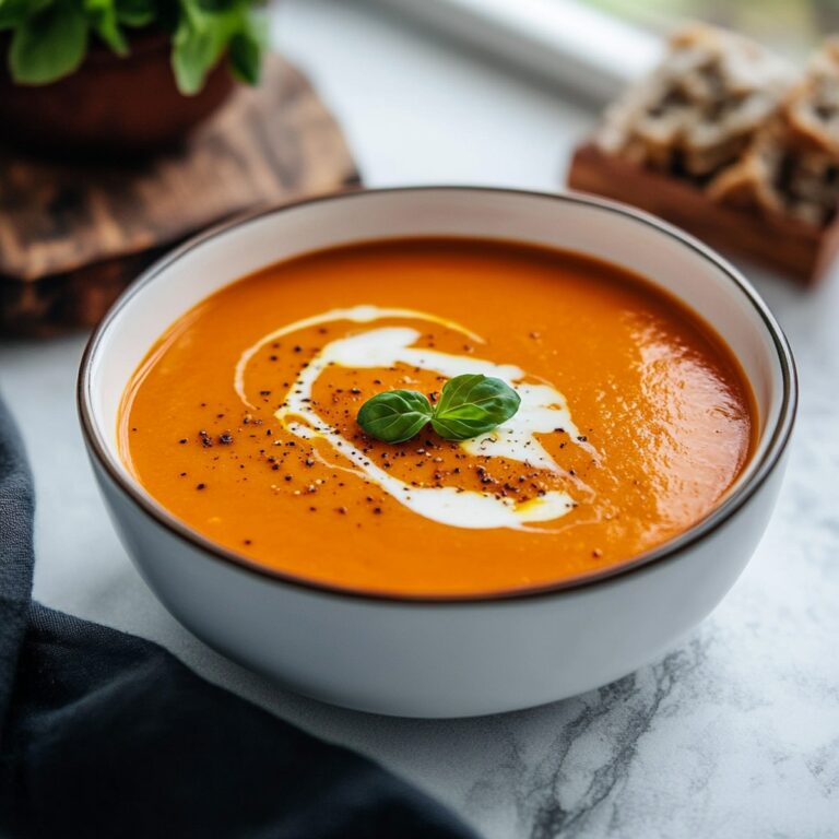 Roasted Red Pepper Soup Recipe