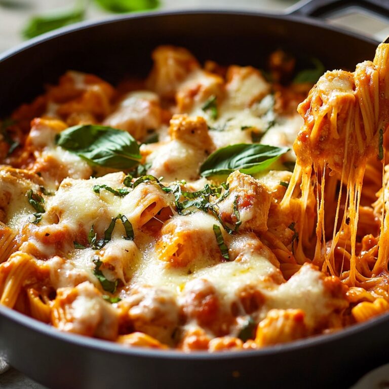 One Pot Chicken Parmesan Pasta Recipe