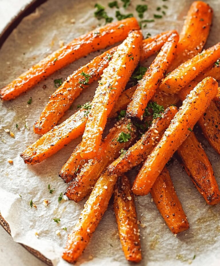 Parmesan Garlic Roasted Carrots Recipe