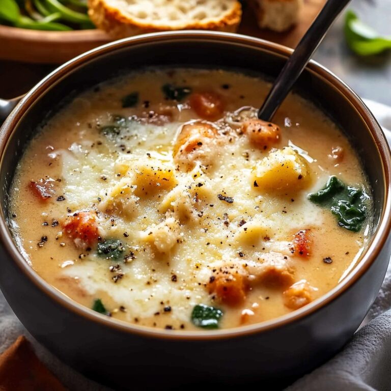 Deliciously Creamy Parmesan Tuscano Soup Recipe