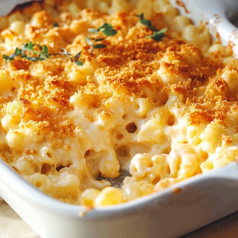 Creamy Baked Mac and Cheese Recipe