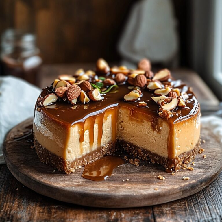 Almond Caramel Cheesecake Recipe