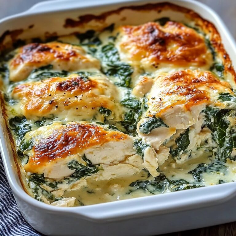 Chicken and Spinach Casserole with Cream Cheese Recipe