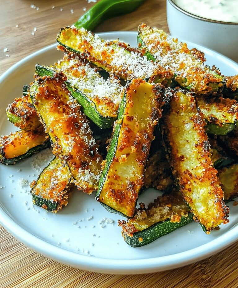 Air Fryer Parmesan Zucchini Fries (vegan Friendly) Recipe
