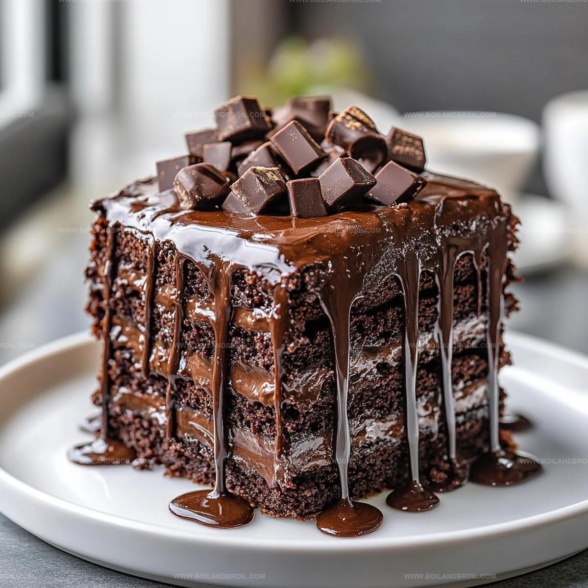Ultimate Fudgy Brownie Cake Recipe
