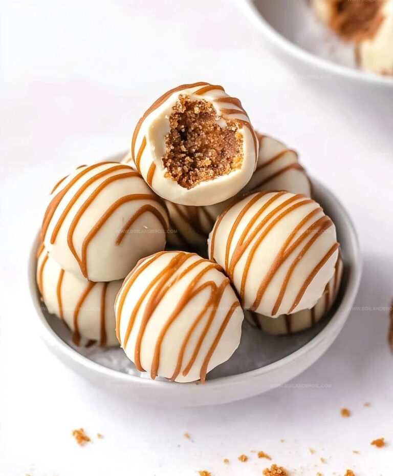 No-bake Biscoff Cookie Truffles Recipe