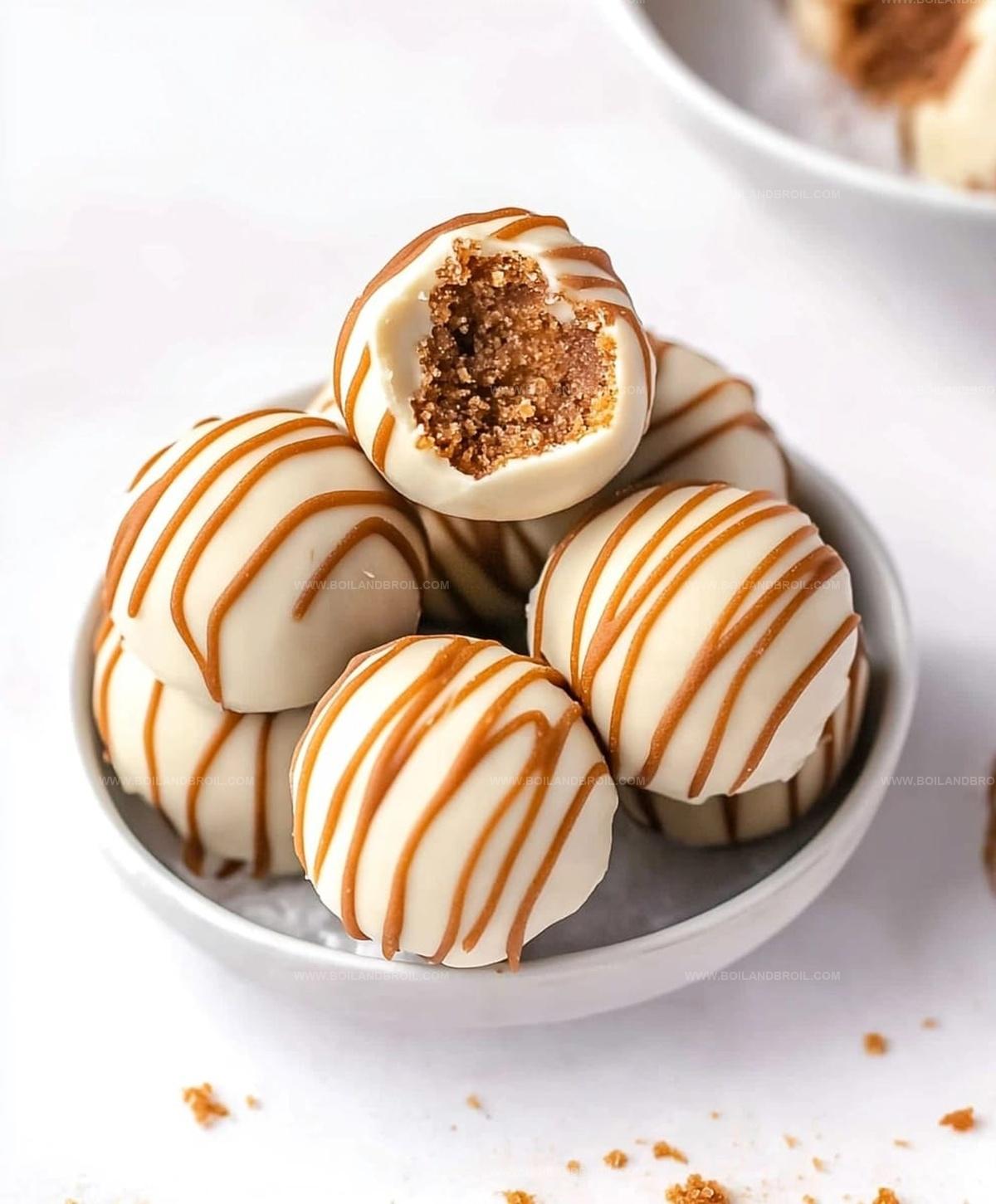 No-bake Biscoff Cookie Truffles Recipe