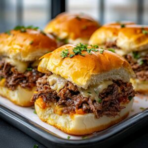 Philly Cheesesteak Sliders Recipe
