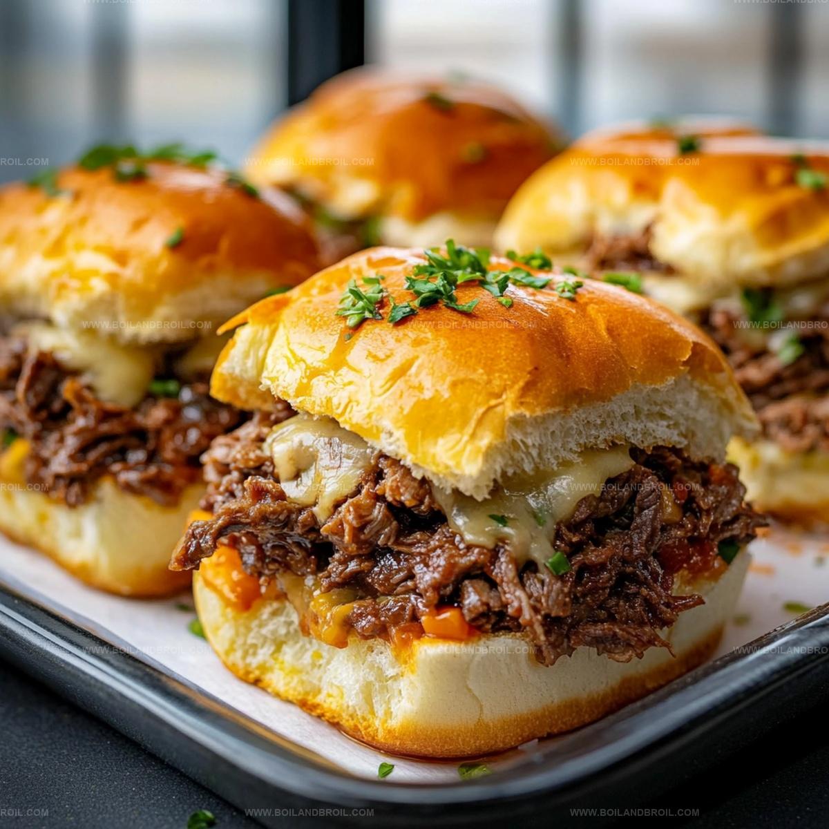 Philly Cheesesteak Sliders Recipe