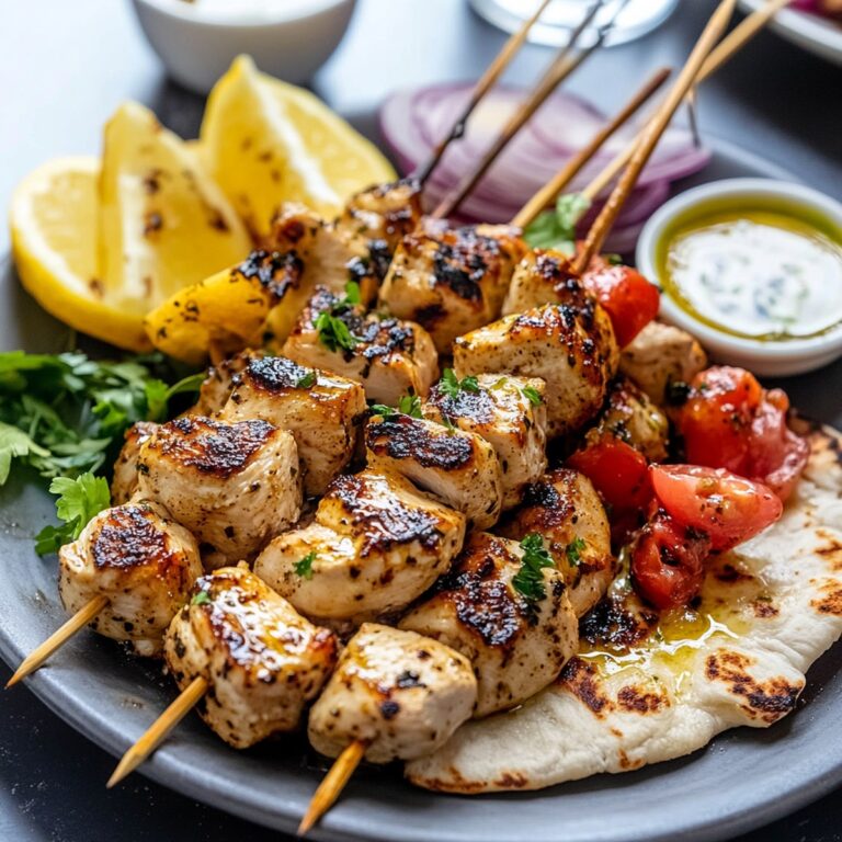 Easy Chicken Souvlaki Recipe