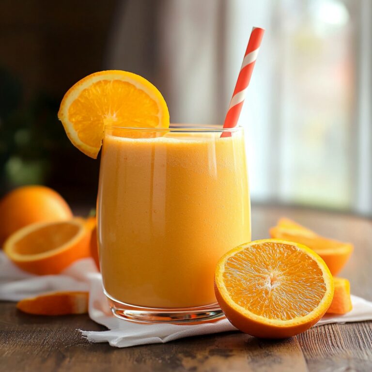 Zesty Orange Smoothie Bliss Recipe