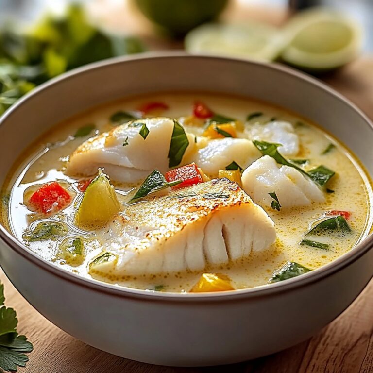 Zesty Coconut Lime Fish Soup Recipe