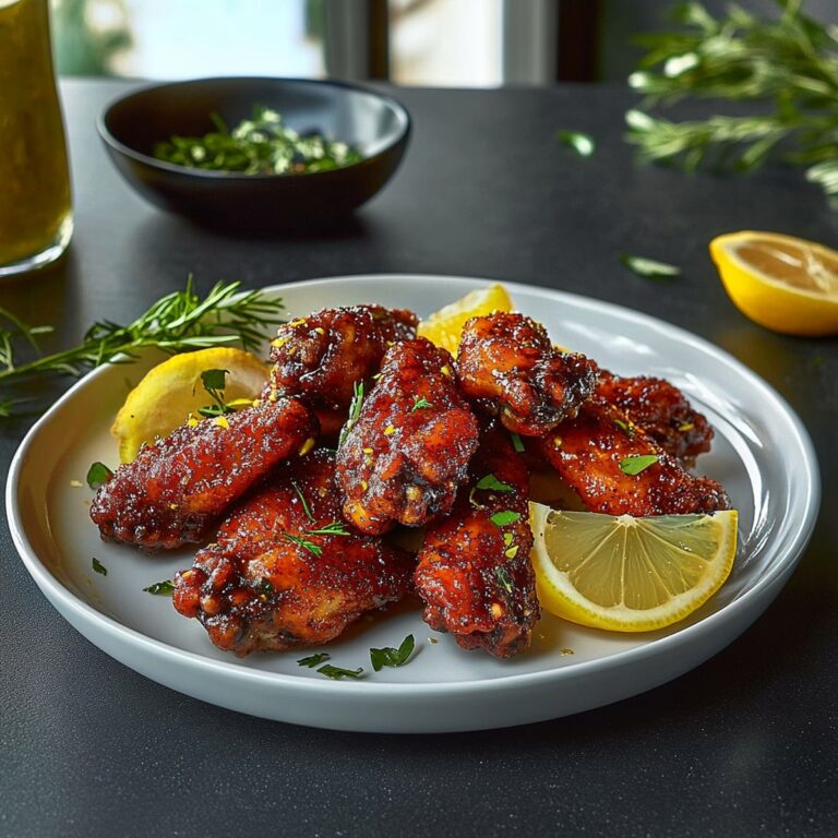 Crispy Lemon Pepper Chicken Wings Recipe