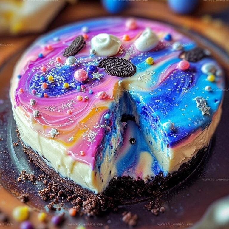 Galaxy Cookie Cheesecake Delight Recipe