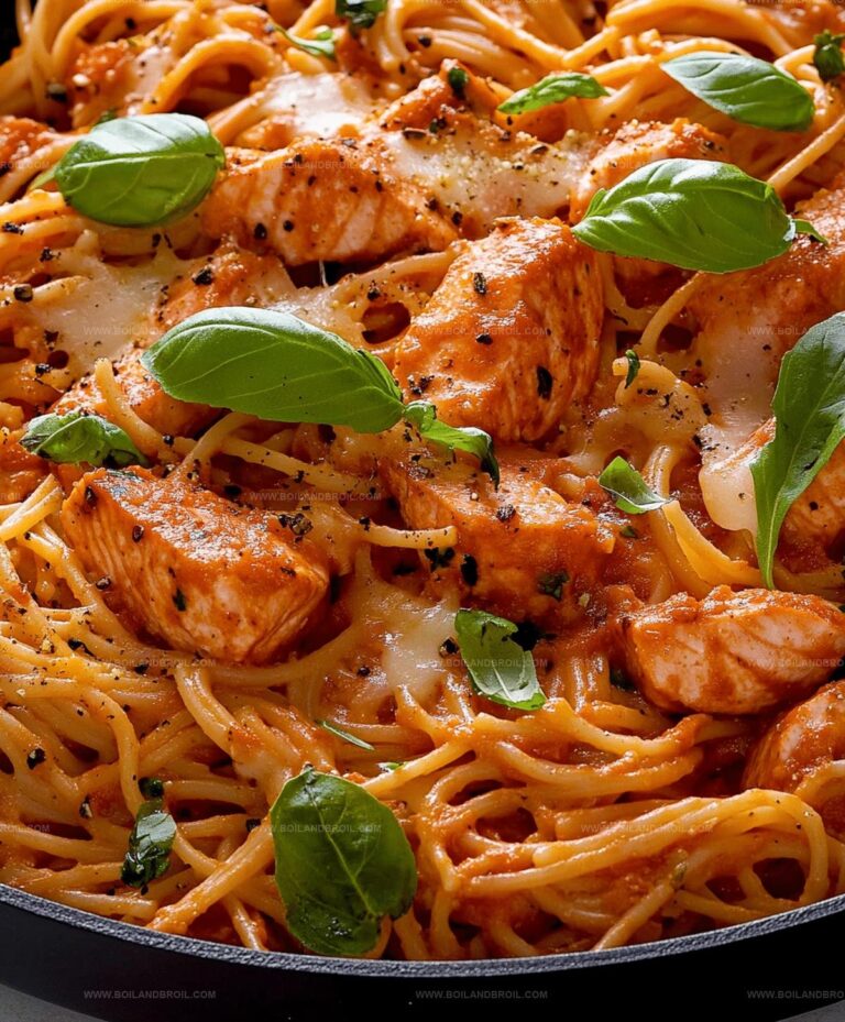 Creamy Tomato Salmon Pasta Recipe
