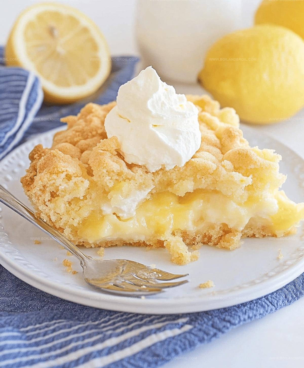 Lemon Cream Cheese Dump Cake Recipe