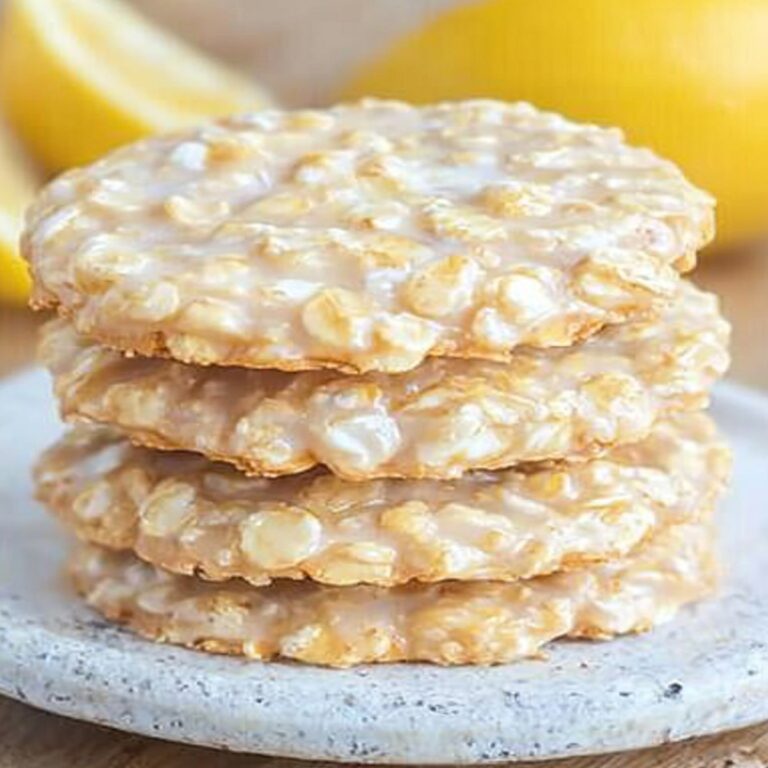 Lemon Oatmeal No-Bake Cookies Recipe