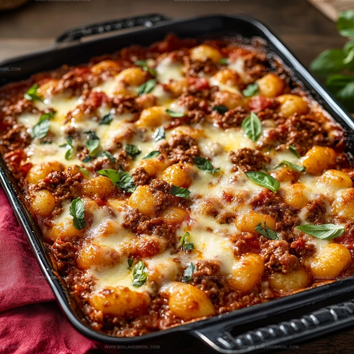 Cheesy Bolognese Gnocchi Bake Recipe