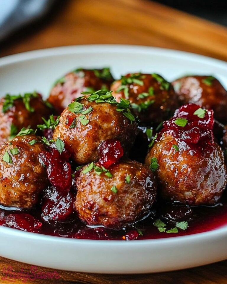 Cranberry Sauce Meatballs Recipe