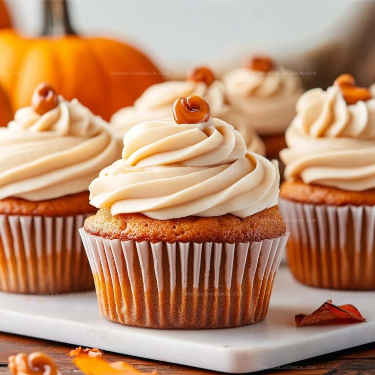 Pumpkin Cupcakes with Cream Cheese Frosting Recipe