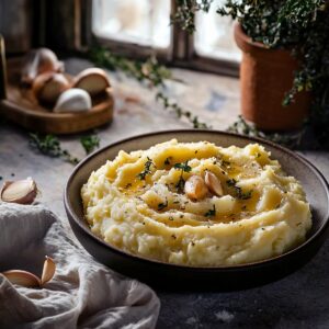 Herb and Garlic Mashed Potatoes Recipe