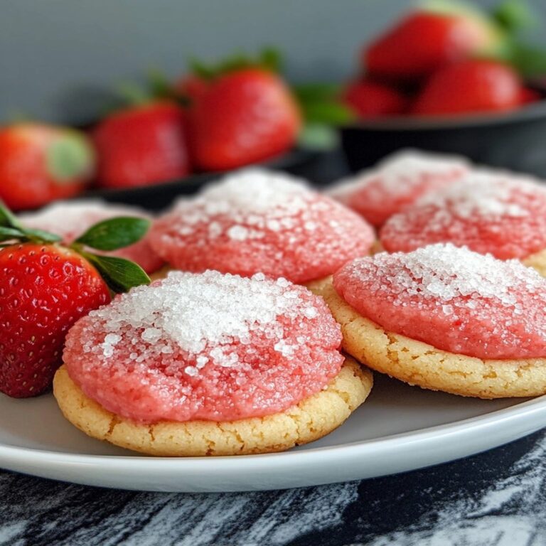 Elegant Strawberry Sugar Cookie Cups Recipe