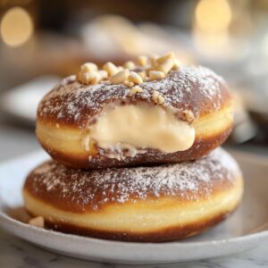 Delicious Cream-Filled Italian Donuts Recipe