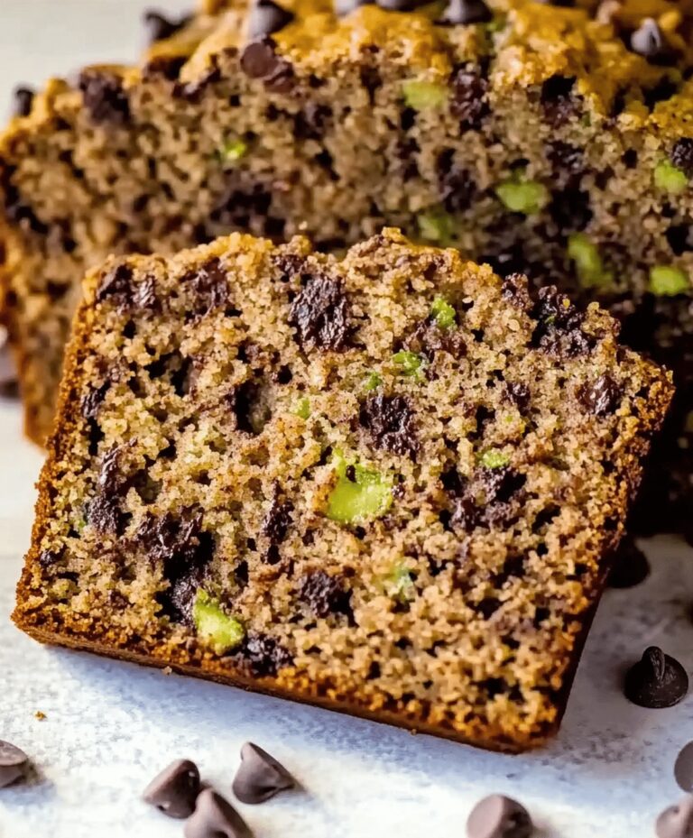 Healthy Chocolate Chip Zucchini Bread Recipe