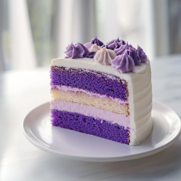 Purple Ombre Cake Recipe