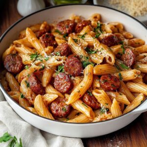 Spicy Cajun Pasta with Sausage Recipe
