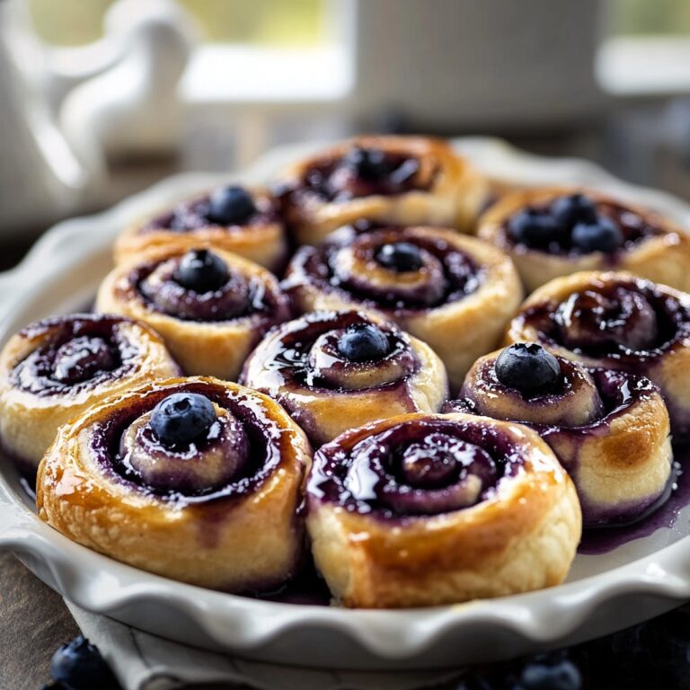 Blueberry Cinnamon Rolls Recipe