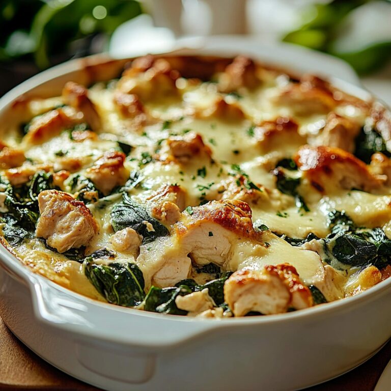 Creamy Chicken and Spinach Casserole Recipe