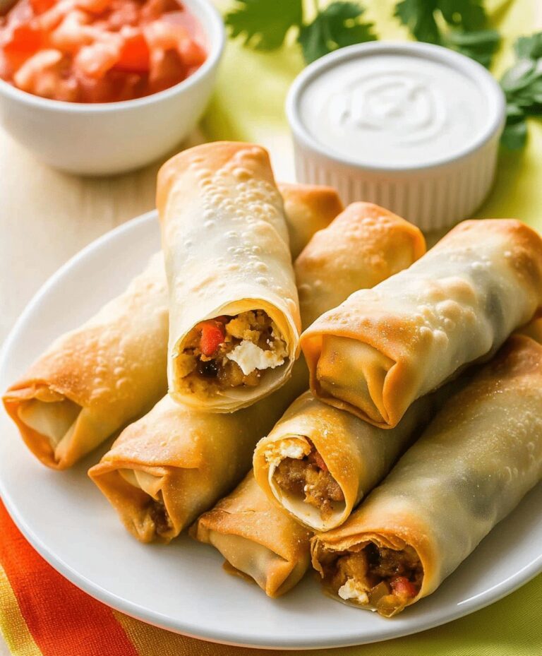 Baked Southwestern Egg Rolls Recipe
