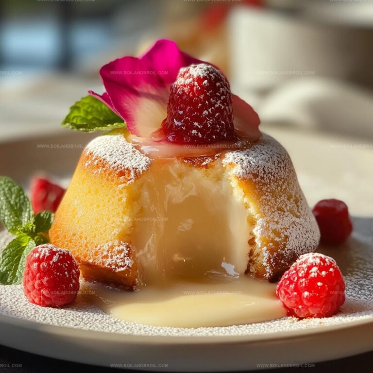 Decadent White Chocolate Lava Cake Recipe