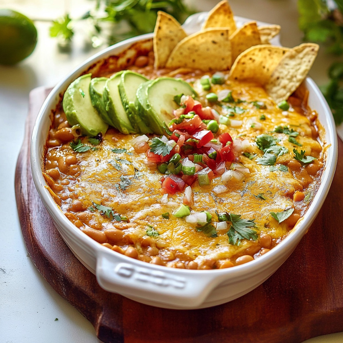 Easy Cheesy Bean Dip Recipe