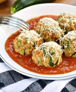 Easy Vegetarian Zucchini Meatballs Recipe