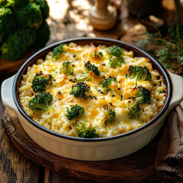 Easy Broccoli Rice and Cheese Casserole Recipe