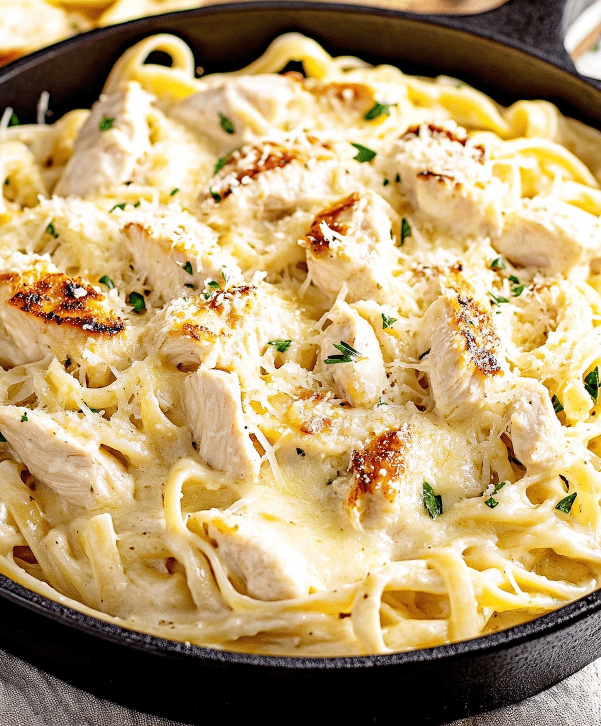Creamy Garlic Parmesan Chicken Pasta Recipe