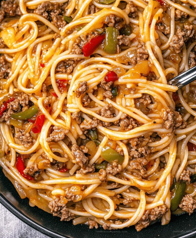 Chinese Pasta With Beef And Pepper Recipe