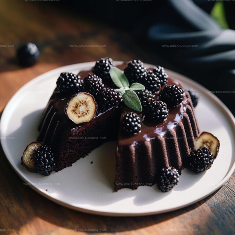 Blackberry Sage Chocolate Cake Recipe