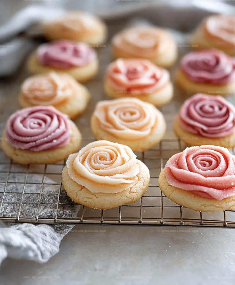 Rose Sugar Cookies Recipe