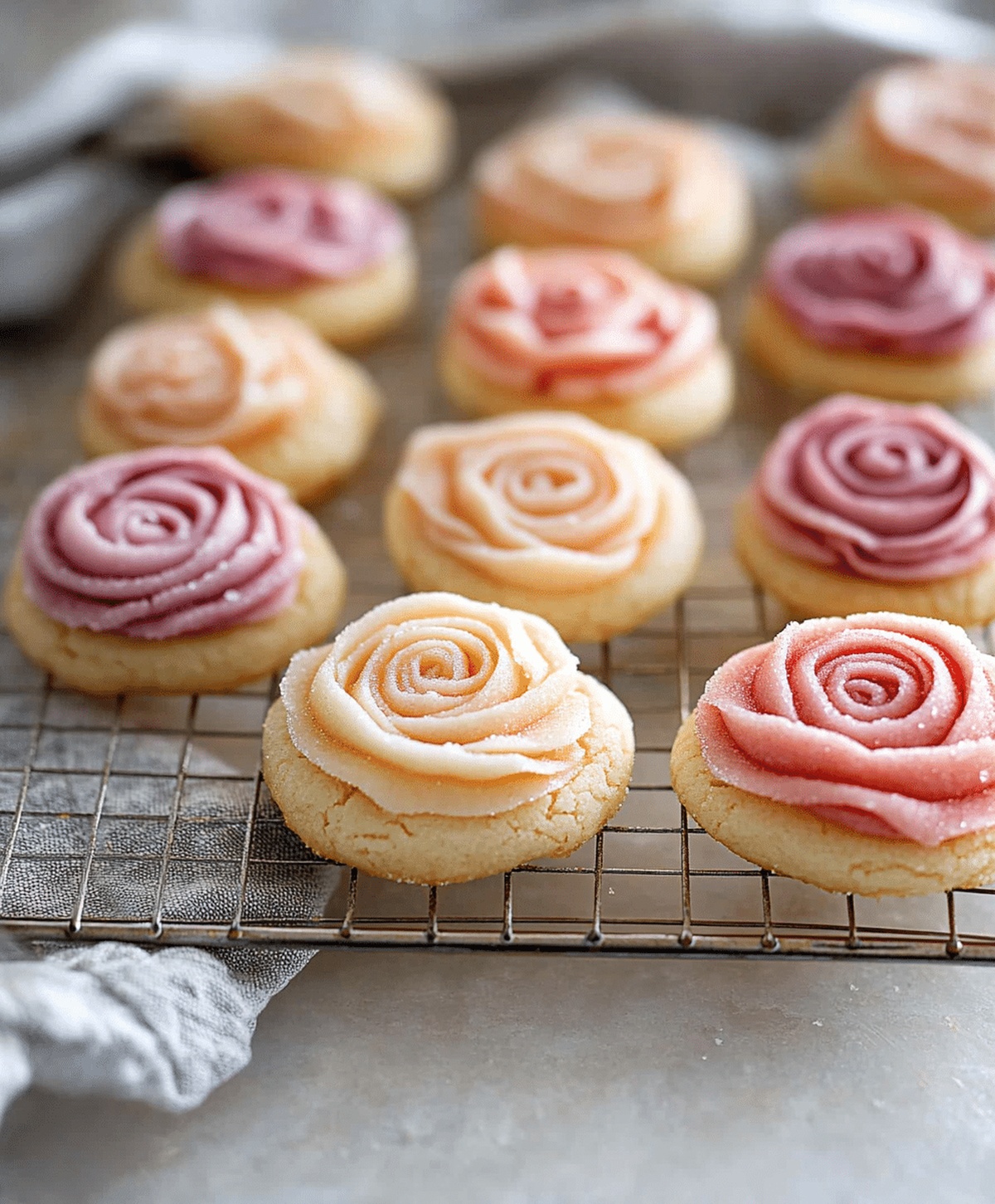 Rose Sugar Cookies Recipe