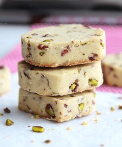 Pistachio Shortbread Cookies Recipe